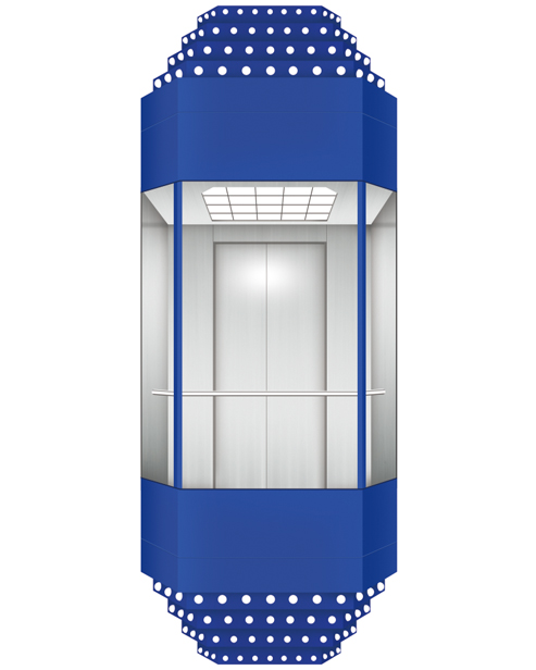 Observation Elevator Car Dekoration F-G008 Optional